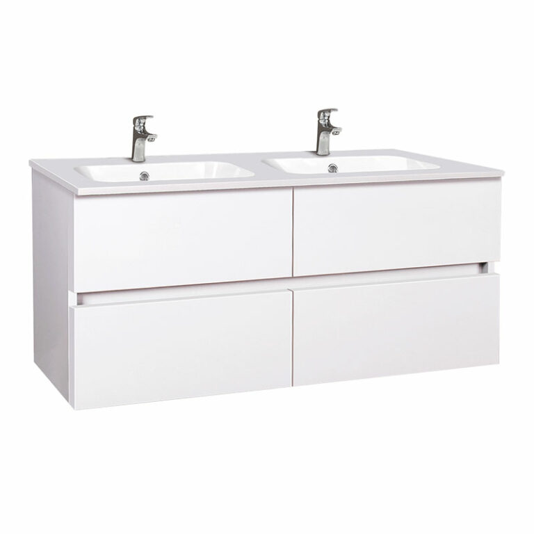 Fürdőszoba bútorok és ötletek kis fürdőszobába 1 Elois White 120 768x7681 1