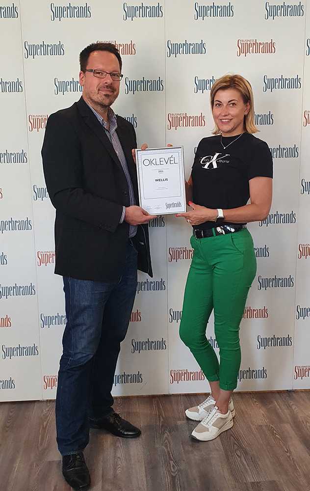 Superbrands díjat kapott a Wellis Magyarország Zrt. 2 superbrands kriszti1